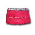 baby girls red cotton corduroy shorts